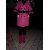 Продается женское розовое пальто б/у