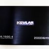Автомобильный усилитель звука Kevlar K-1500. 4 2000Вт 4-х канальный