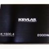Автомобильный усилитель звука Kevlar K-1500. 4 2000Вт 4-х канальный