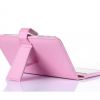 10" Чехол-клавиатура micro USB Розовая